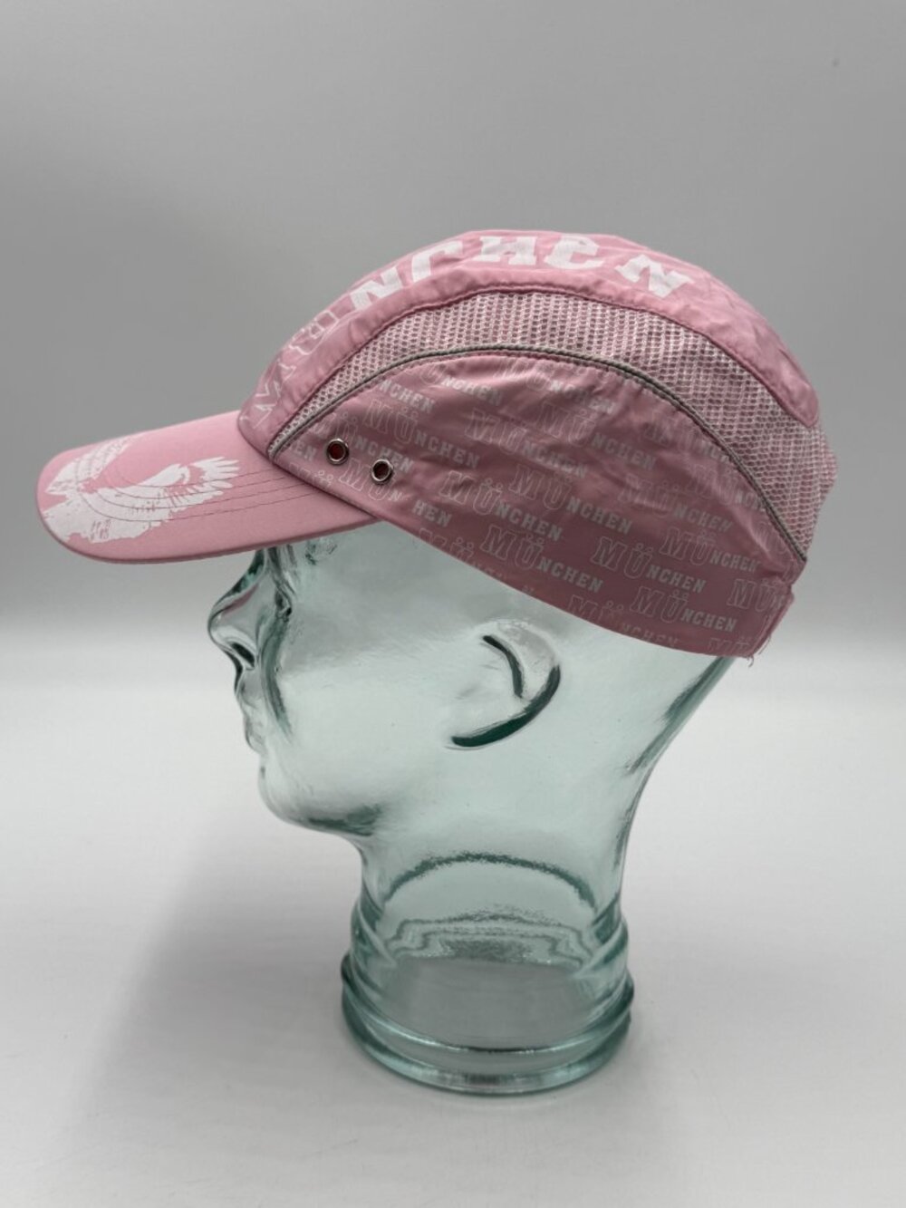 Robin Ruth Munchen Germany Hat Pink Strapback Cap One Size Adjustable Souvenir - Picture 2 of 10
